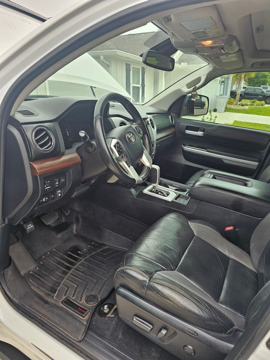Clean truck interior